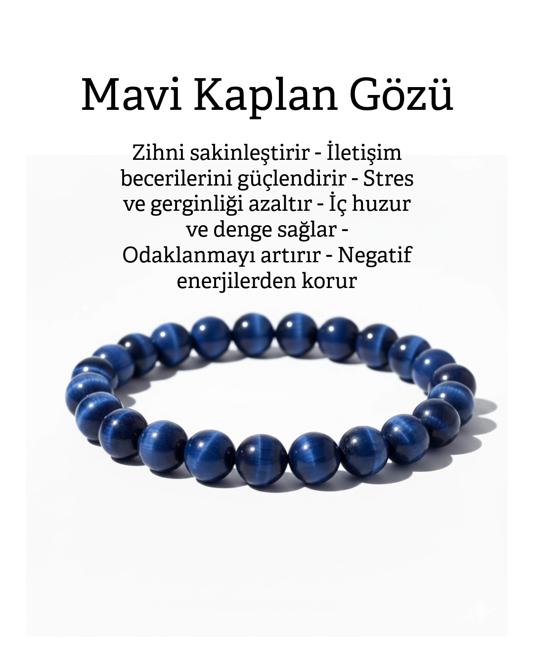 Mavi doğal taş bileklik – sakinlik ve netlik sağlayan doğal taşlarla tasarım