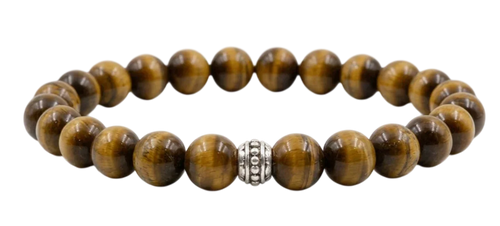 rengi kaplan gözü doğal taş bileklik – el yapımı tiger eye bileklik