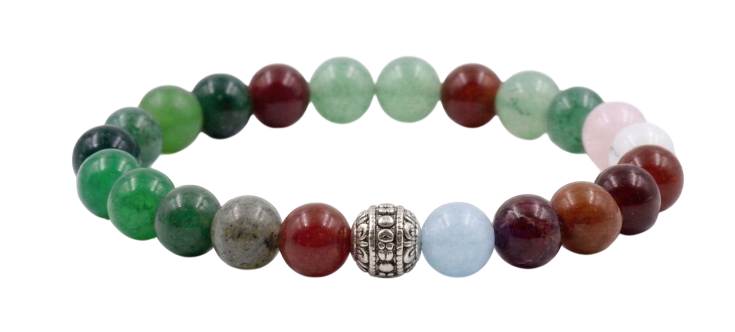 Renkli Doğal Taş El Yapımı Bileklik