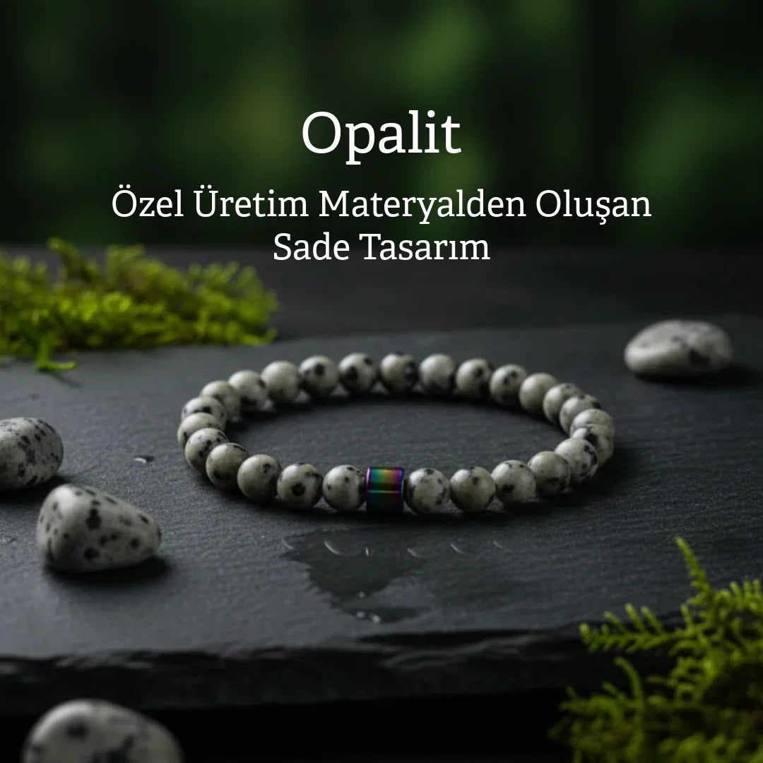 Opalit set yakın çekim – doğal taş detayı