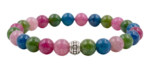 Bol renkli doğal taş bileklikleri – çok renkli el yapımı doğal taş bileklik koleksiyonu
