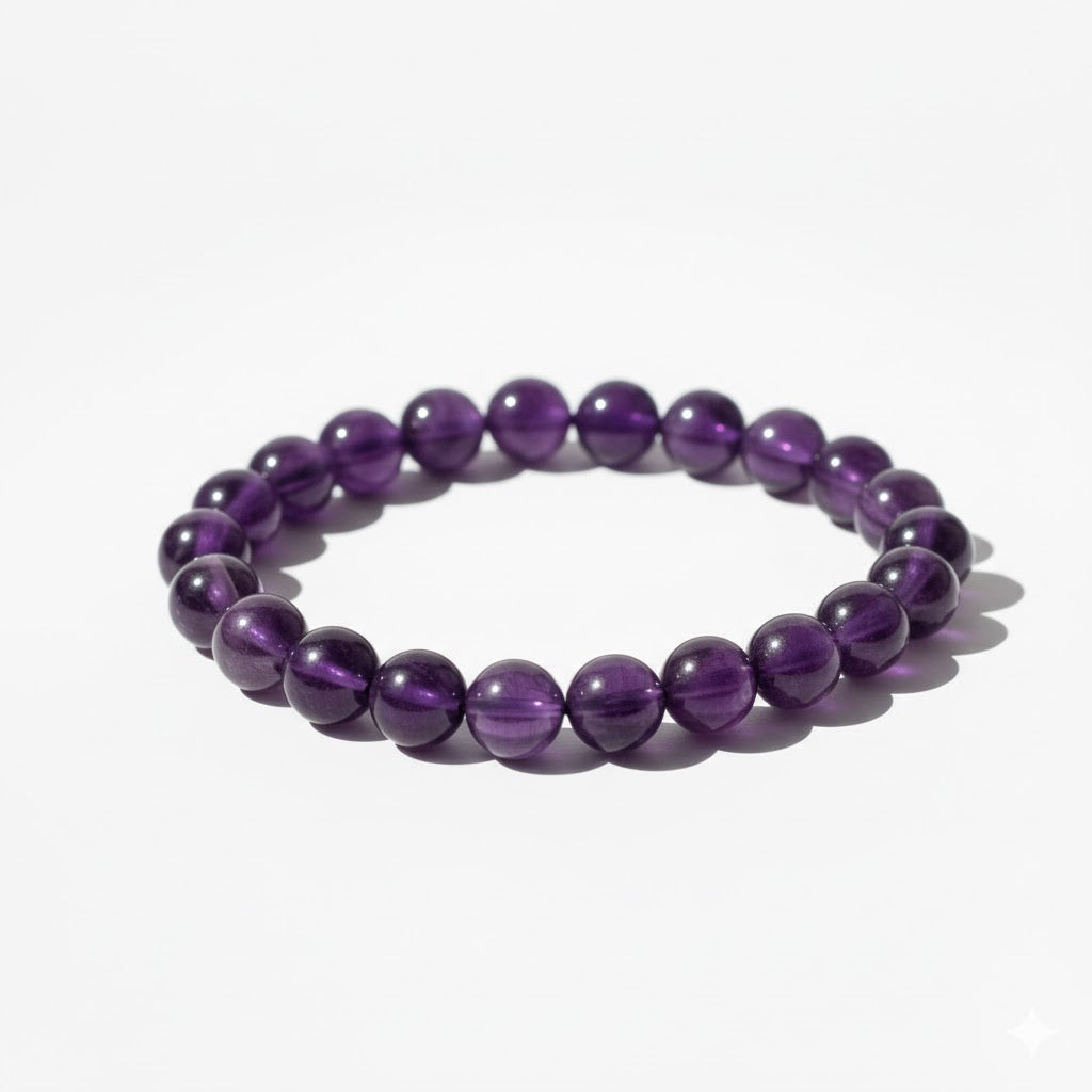 Ametist Doğal Taş Bileklik