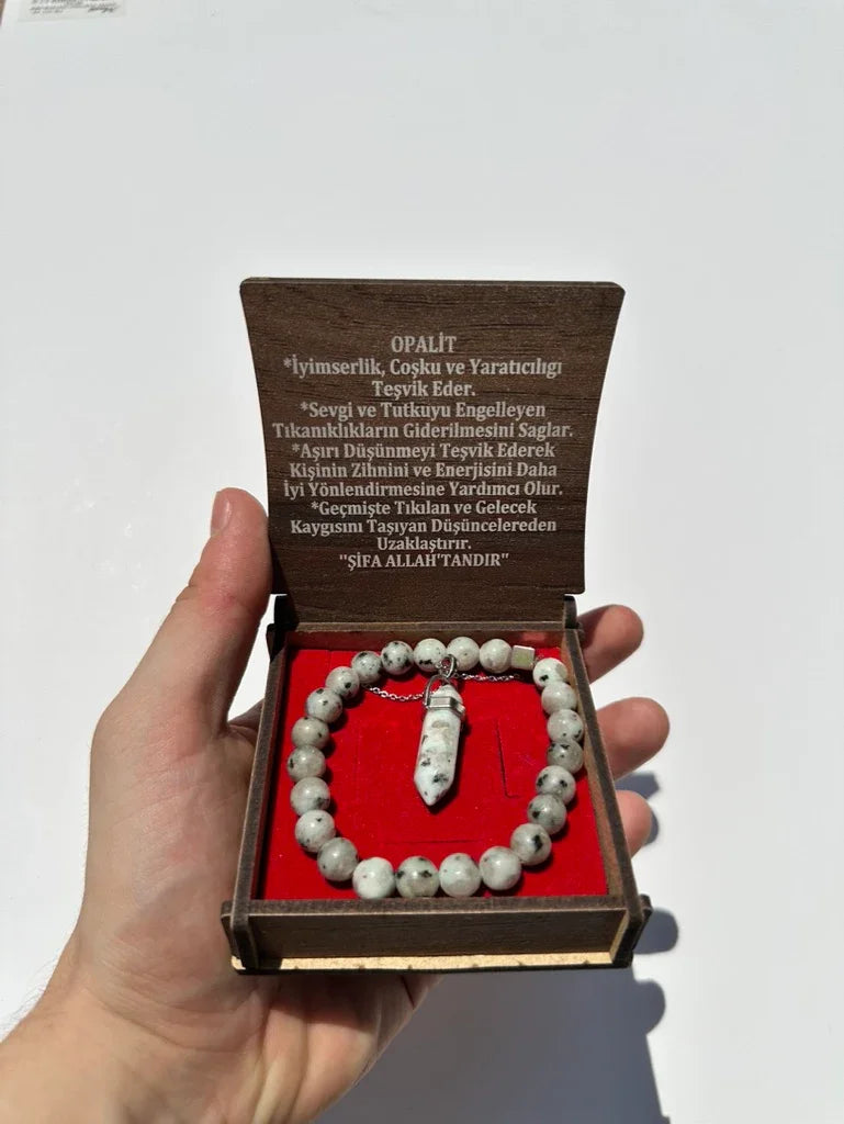 Opalit set yakın çekim – doğal taş detayı